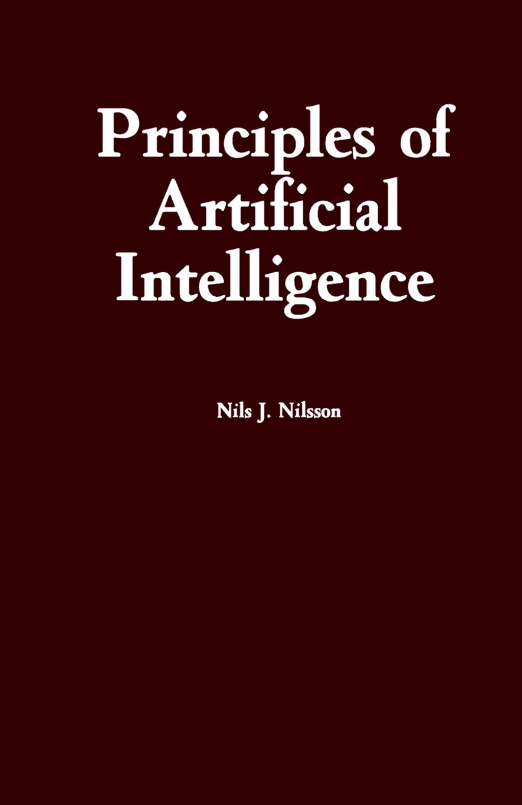 Principles of Artificial Intelligence (eBook) Principles of Artificial Intelligence (eBook)
