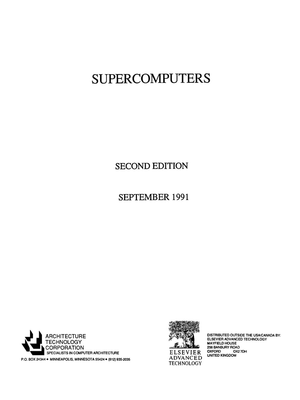 Supercomputers (eBook)