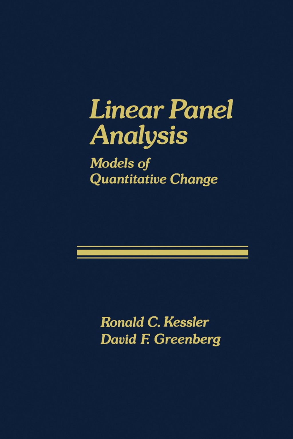 Linear Panel Analysis (eBook) Linear Panel Analysis (eBook)