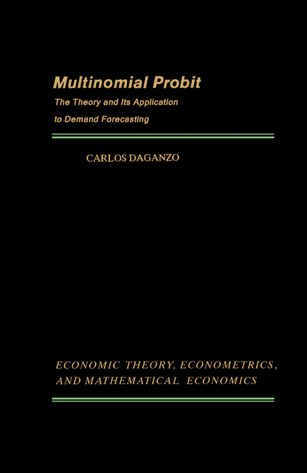 Multinomial Probit (eBook) Multinomial Probit (eBook)