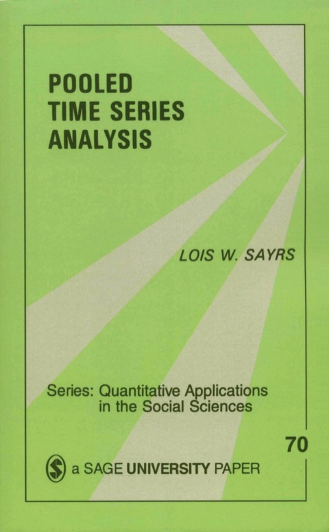 Cover image for book Pooled Time Series Analysis