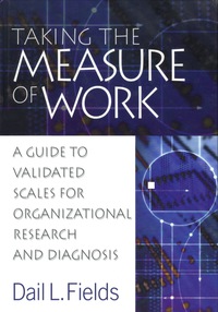 Cover image: Taking the Measure of Work 1st edition 9780761924258