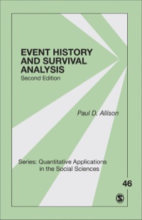 Cover image: Event History and Survival Analysis 2nd edition 9781412997706
