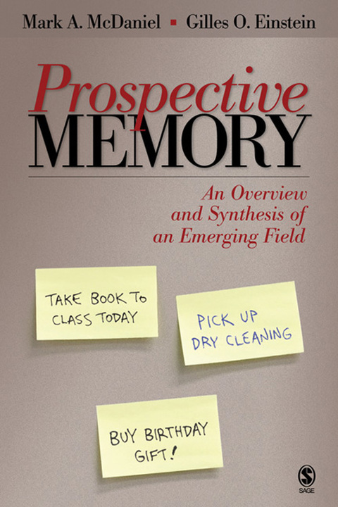 Cover image for book Prospective Memory