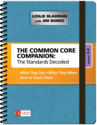 Cover image: The Common Core Companion: The Standards Decoded, Grades 3-5 1st edition 9781483349855