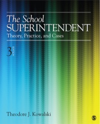 Cover image: The School Superintendent 3rd edition 9781452241081