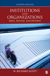Cover image: Institutions and Organizations 4th edition 9781452242224