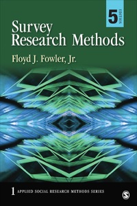 Survey Research Methods 5th edition | 9781452259000, 9781483323596 ...