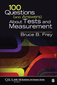 Titelbild: 100 Questions (and Answers) About Tests and Measurement 1st edition 9781452283395