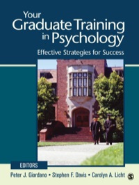 Cover image: Your Graduate Training in Psychology 1st edition 9781412994934