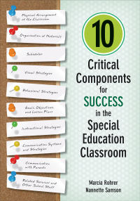 صورة الغلاف: 10 Critical Components for Success in the Special Education Classroom 1st edition 9781483339160