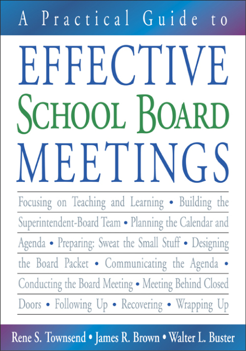 Cover image for book A Practical Guide to Effective School Board Meetings