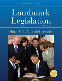 Cover image: Landmark Legislation 1774-2012 2nd edition 9781452292304