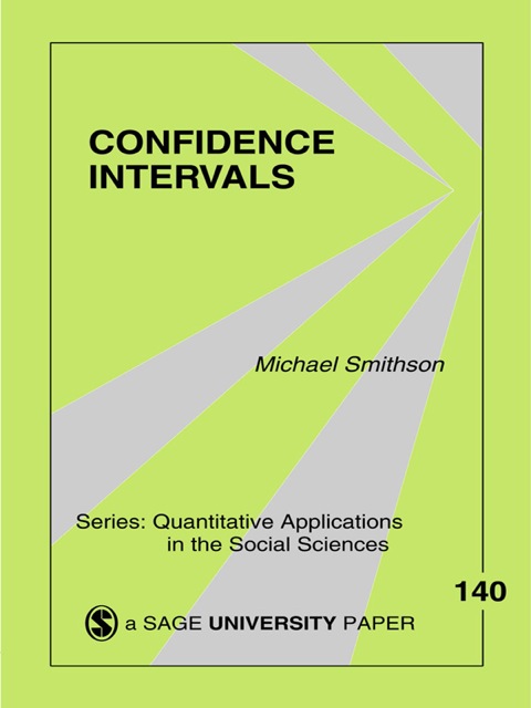 Cover image for book Confidence Intervals