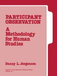 Cover image: Participant Observation 1st edition 9780803928770