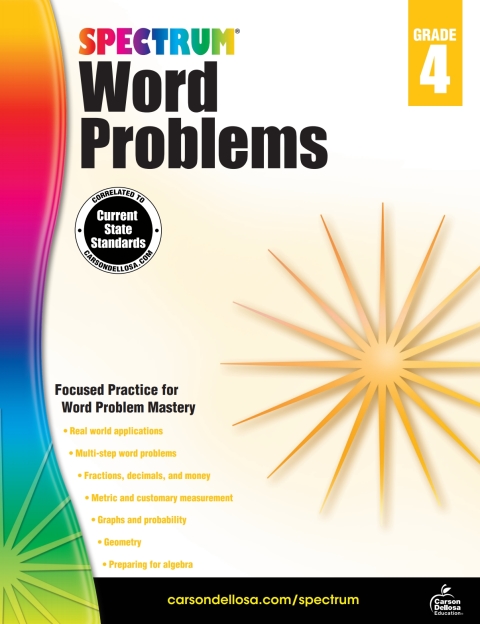 Cover image for book Word Problems, Grade 4