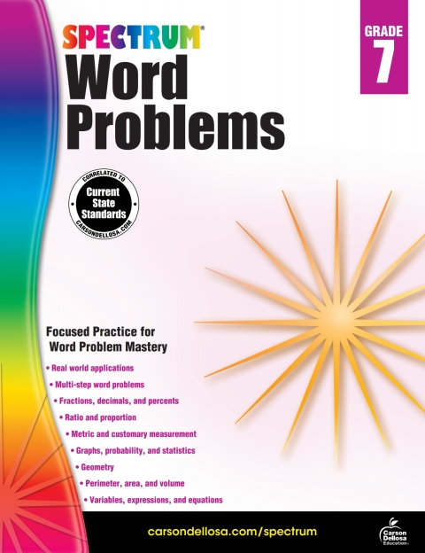Cover image for book Word Problems, Grade 7