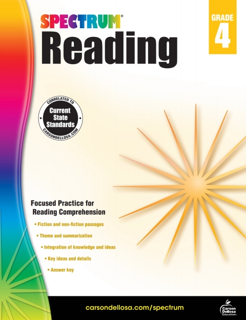 Cover image for book Spectrum Reading Workbook, Grade 4