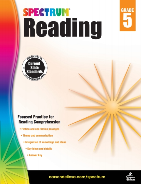 Cover image for book Spectrum Reading Workbook, Grade 5