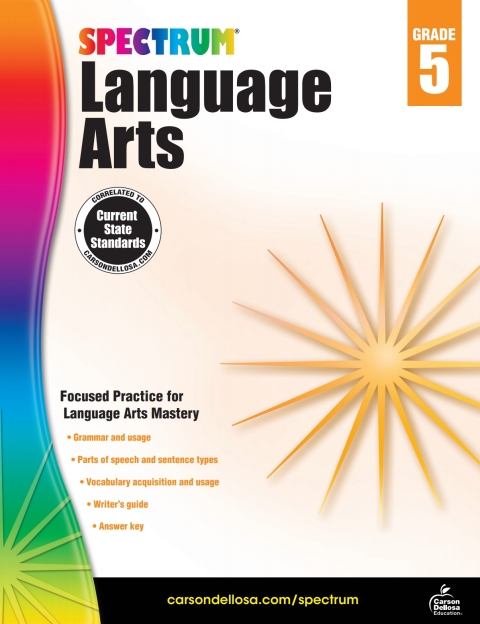 Cover image for book Spectrum Language Arts, Grade 5