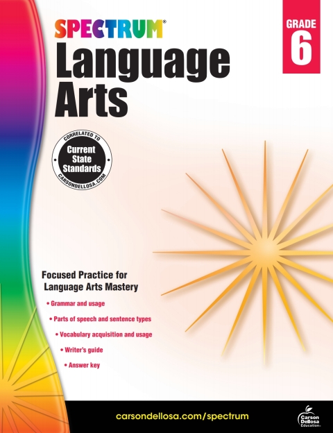 Cover image for book Spectrum Language Arts, Grade 6