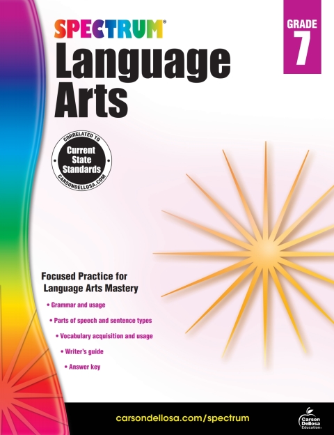 Cover image for book Spectrum Language Arts, Grade 7