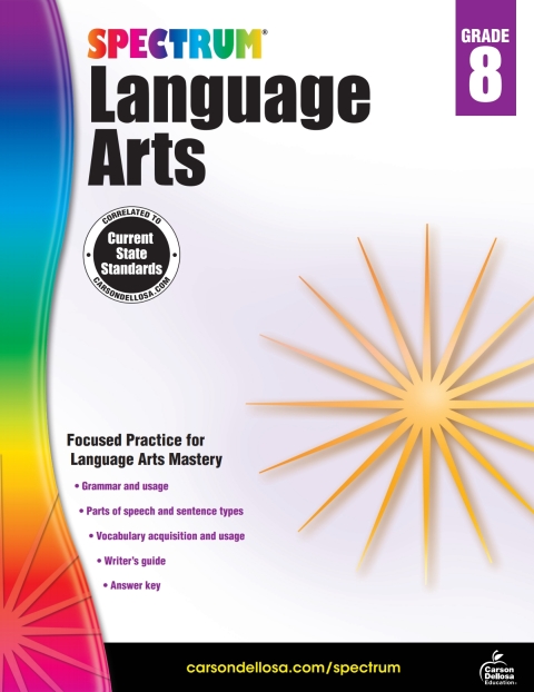 Cover image for book Spectrum Language Arts, Grade 8