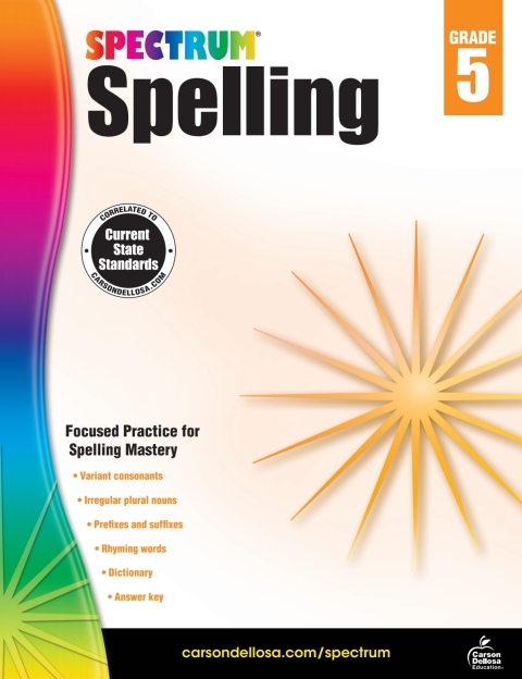 Cover image for book Spectrum Spelling, Grade 5