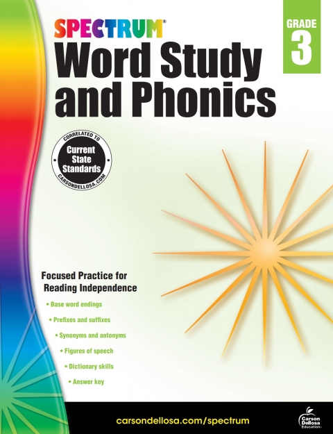 Cover image for book Spectrum Word Study and Phonics, Grade 3