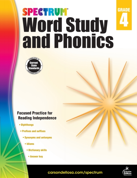 Cover image for book Spectrum Word Study and Phonics, Grade 4
