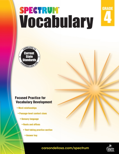 Cover image for book Spectrum Vocabulary, Grade 4