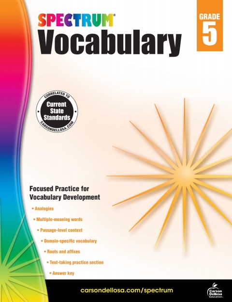 Cover image for book Spectrum Vocabulary, Grade 5