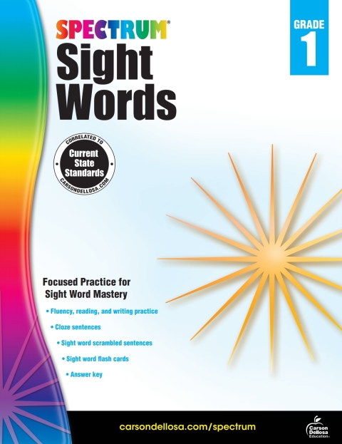 Cover image for book Spectrum Sight Words, Grade 1