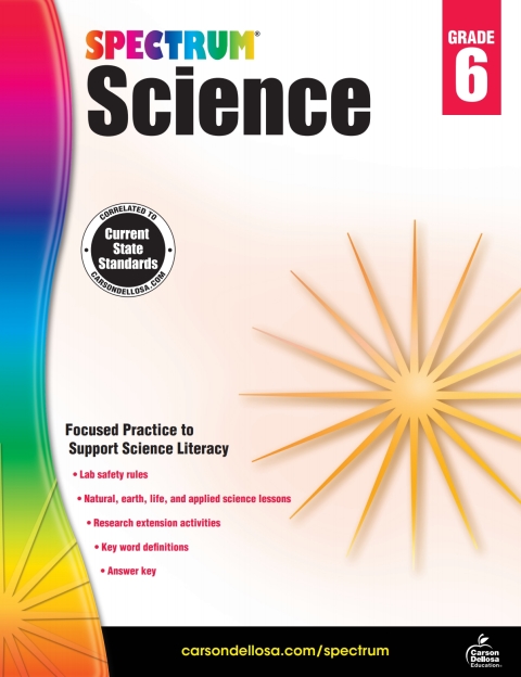 Cover image for book Spectrum Science, Grade 6
