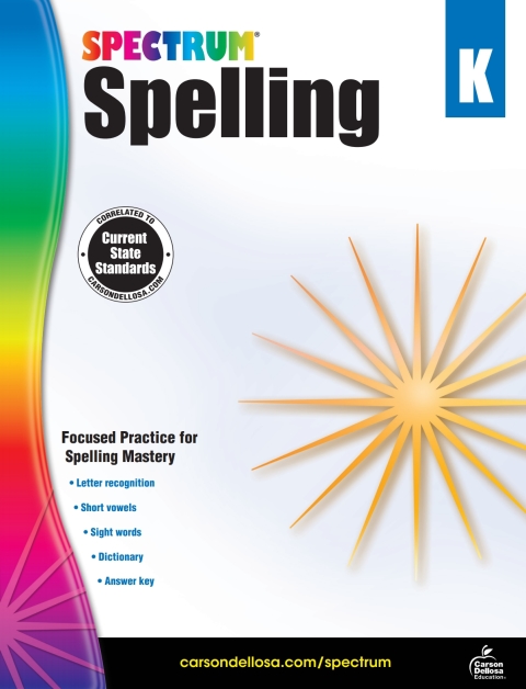 Cover image for book Spectrum Spelling, Grade K