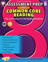 صورة الغلاف: Assessment Prep for Common Core Reading, Grade 8 9781622235216