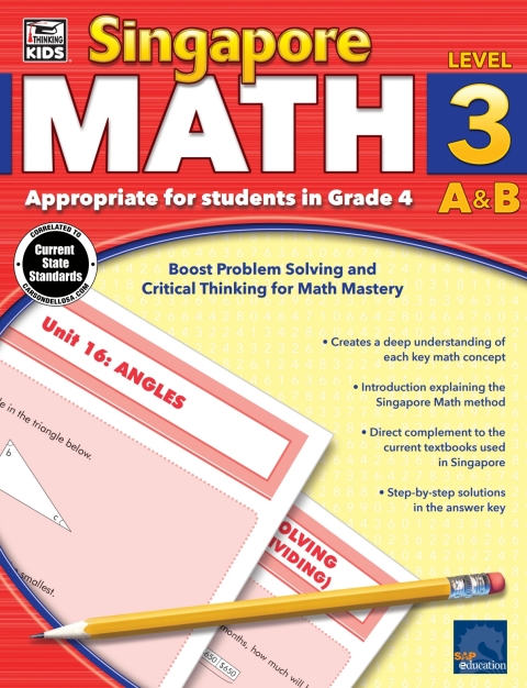 Cover image for book Singapore Math, Grade 4