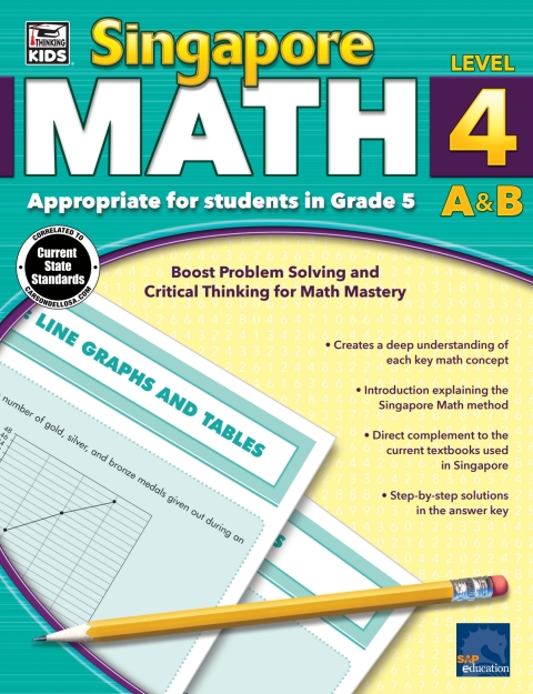 Cover image for book Singapore Math, Grade 5