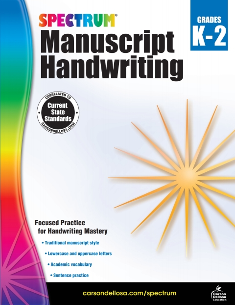 Cover image for book Spectrum Manuscript Handwriting, Grades K - 2