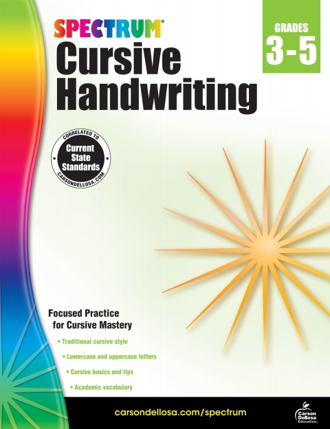 Cover image for book Spectrum Cursive Handwriting, Grades 3 - 5