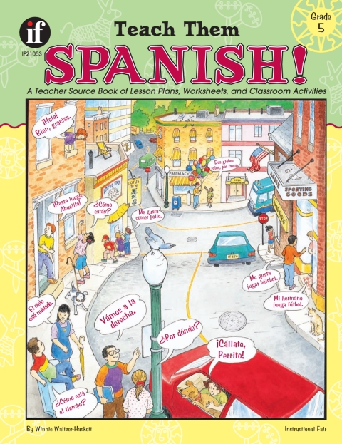 Cover image for book Teach Them Spanish!, Grade 5