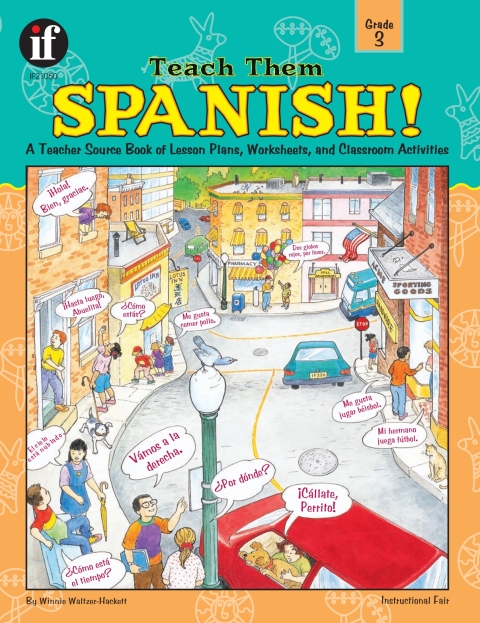 Cover image for book Teach Them Spanish!, Grade 3