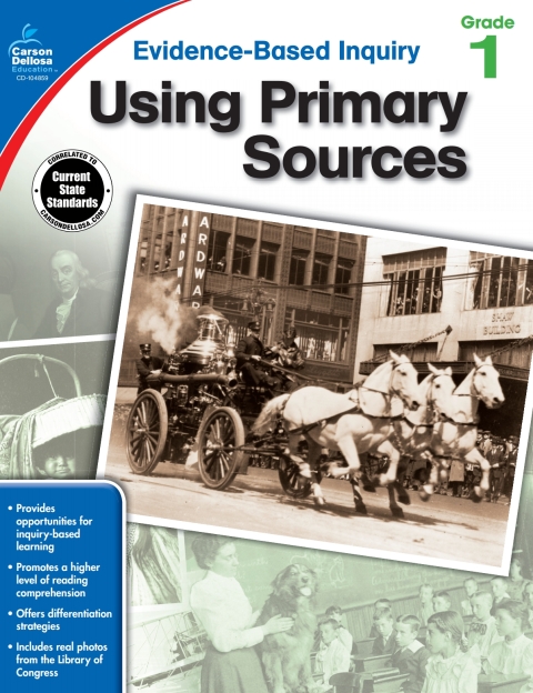 Cover image for book Using Primary Sources, Grade 1