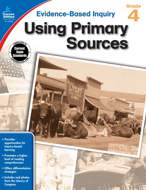 Cover image for book Using Primary Sources, Grade 4