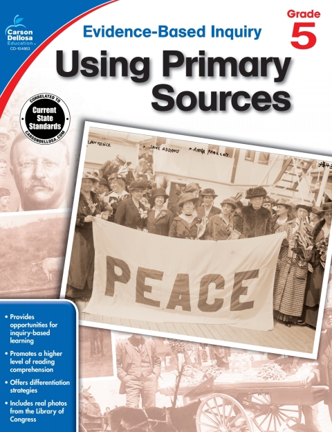 Cover image for book Using Primary Sources, Grade 5