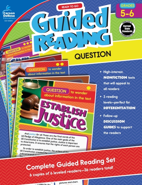 Cover image for book Ready to Go Guided Reading: Question, Grades 5 - 6