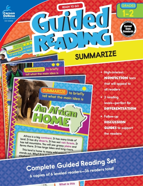 Cover image for book Ready to Go Guided Reading: Summarize, Grades 1 - 2