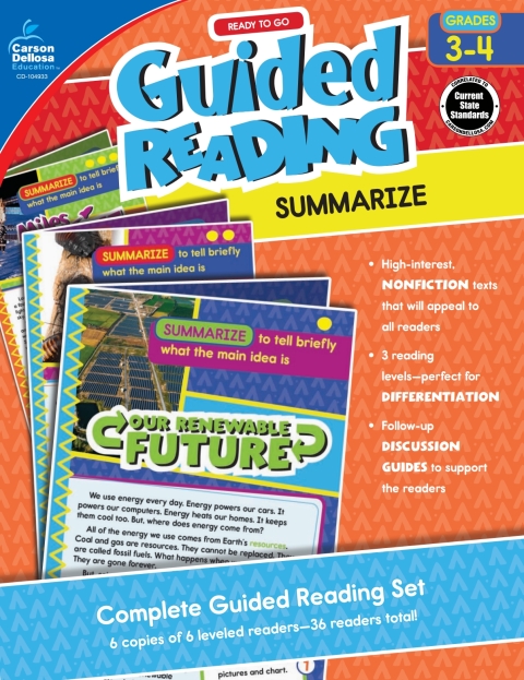 Cover image for book Ready to Go Guided Reading: Summarize, Grades 3 - 4