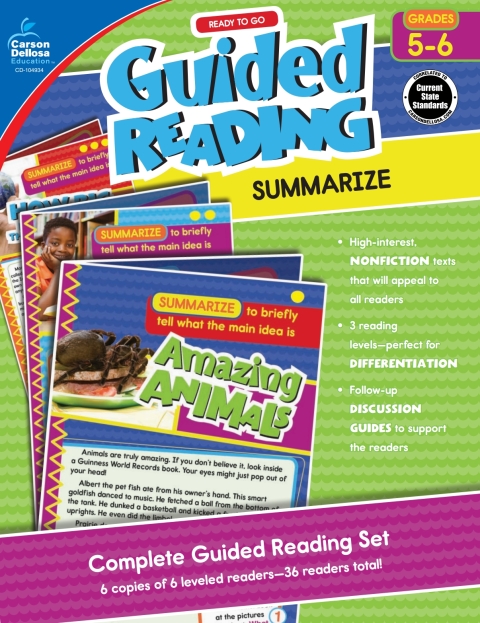 Cover image for book Ready to Go Guided Reading: Summarize, Grades 5 - 6