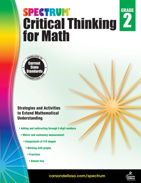 Cover image for book Spectrum Critical Thinking for Math, Grade 2